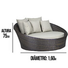 Kit - Chaise Em Alumínio Com 2 Espreguiçadeiras Catar Reguláv