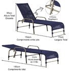 Kit Chaise Hungria E Espreguiçadeiras Catar Corda Náutica Alu