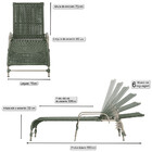 Kit Chaise Hungria E Espreguiçadeiras Catar Corda Náutica Alu