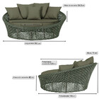 Kit Chaise Hungria E Espreguiçadeiras Catar Corda Náutica Alu