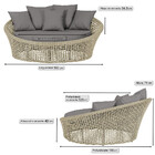 Kit Chaise Hungria E Espreguiçadeiras Catar Corda Náutica Alu