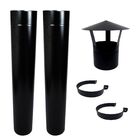 Kit Chaminé 200mm Dutos Chapéu Chinês, Forno E Churrasqueira