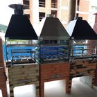 Kit Chaminé 200mm Dutos Chapéu Chinês, Forno E Churrasqueira