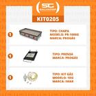 Kit - Chapa Lanche Bifeteira A Gás Pr-1000g + Prensa Pão + Ki