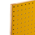Kit Chapa Perfurada Eucatex Pegboard Com Requadro 60 x 60 cm