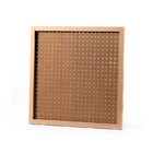 Kit Chapa Perfurada Eucatex Pegboard Com Requadro 60 x 60 cm