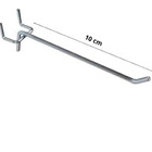 Kit Chapa Perfurada Reta Uv 120 x 60 cm - Preto + 20 Ganchos