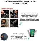 Kit Chave Combinada 6 Peças Boca E Estrela 6mm À 17mm Manuten