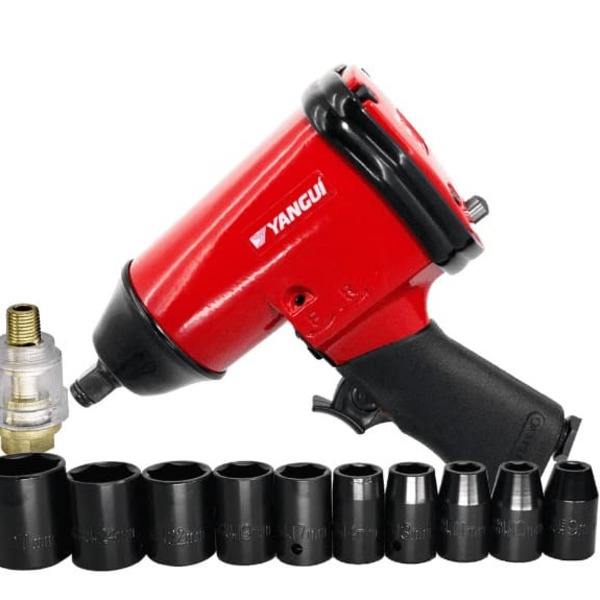 Kit Chave De Impacto 1/2 Pol Torque Maximo 32 Kgf/m