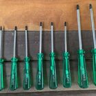Kit Chave Torx 8 Peças Imantada Cromo Vanádio Com Furo Guia