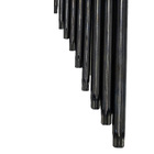 Kit Chave Torx Extra Longa 09 Peças 1.5, 2, 2.5, 3, 4, 5, 6,