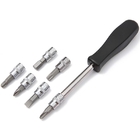 Kit Chaves Catraca Reversível Soquetes 46 Peças + Maleta