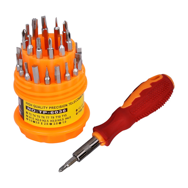 Kit Chaves de Precisão com 31 Peças Aço Carbono - NKCP31