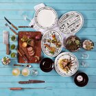 Kit Churrasco 12 Peças Cerâmica Jornal Do Churrasqueiro Oxfor