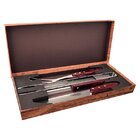 Kit Churrasco 3 Peças Tramontina 29899264 Vermelho