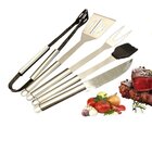 Kit Churrasco 5 Peças Em Aço Inox Com Estojo.
