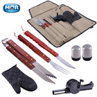 Kit Churrasco 8 Peças Campeche com Avental Talheres e Assopra