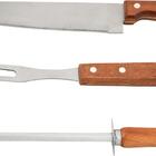 Kit Churrasco (4pc)aço Inox Com Maleta Vonder