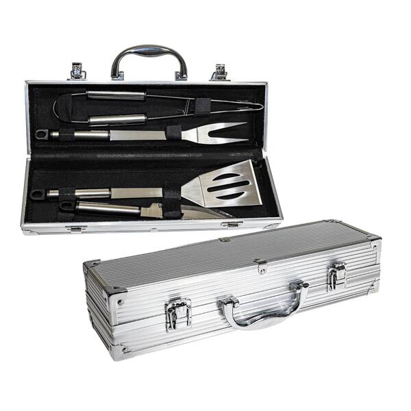 Kit Churrasco Com Maleta 4 Peças Je0002 St1685