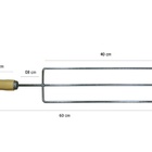 Kit Churrasco Espetos E Acendedor Elétrico 127v