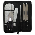 Kit Churrasco Inox 7 Peças C/ Estojo Churrasqueiro Profission