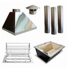 Kit Churrasqueira Completa I304 3 Dutos Sem Vidro Suporte Fun