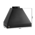 Kit Churrasqueira Completa Preta 3 Dutos 2 Curvas Grill Girat