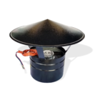 Kit Churrasqueira Completa Preta 3 Dutos 2 Curvas Suporte Fun