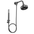 Kit Chuveiro Acqua Plus Com Desviador Dark Antracite Deca