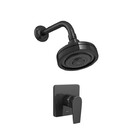 Kit Chuveiro Acqua Plus E Acabamento Level Black Noir Deca