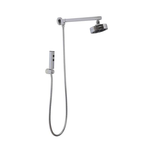 Kit Chuveiro Autolimpante Redondo De Parede Longo Mauá Com De