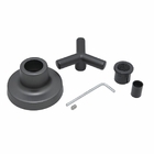 Kit Chuveiro Banheiro Lavatório Ducha Grafite Preto Fosco + 2