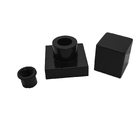 Kit Chuveiro Ducha Articulavel Preto Fosco + 2 Acabamentos Re