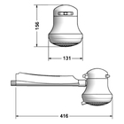 Kit Chuveiro Lorenzetti Maxi Ducha Ultra + Cano - 127v - 5500w