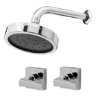 Kit Chuveiro Mix E 2 Acabamentos Bella Clássica Cromado Fani