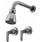 Kit Chuveiro Ouro Preto E 2 Acabamentos Túnis Grafite Fani