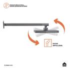 Kit Chuveiro Quadrado De Parede Tucuruí Com Desviador Mundaú