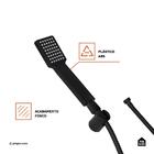 Kit Chuveiro Quadrado De Parede Tucuruí Com Desviador Mundaú