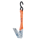 Kit Cinta para Amarração com Catraca 250kg Poliéster Laranja 25mmx4,5m Standers