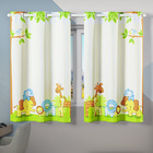 Kit Classico Quarto De Criança = Cortina Oxford + Tapete Safa