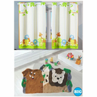 Kit Classico Quarto De Criança = Cortina Oxford + Tapete Safa