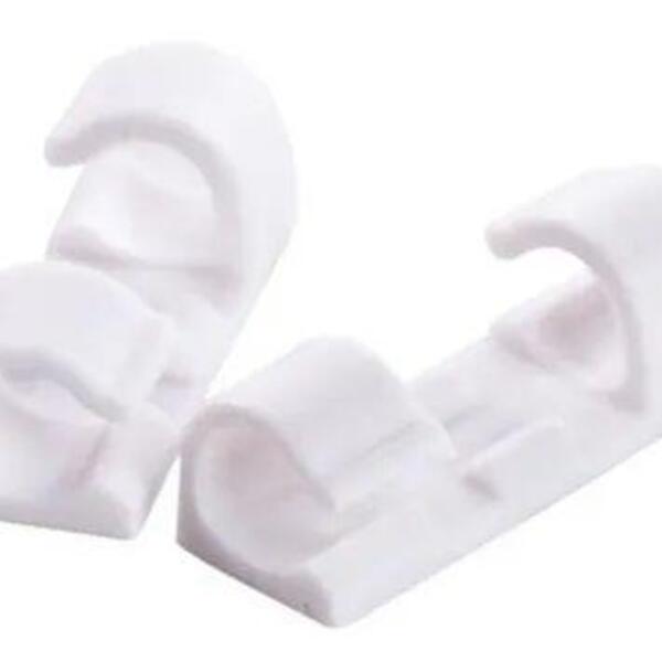 Kit Clip Organizador De Cabos E Fios Adesivo 3m 1000 Un Fixad