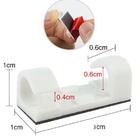 Kit Clip Organizador De Cabos E Fios Adesivo 3m 500 Un Fixado