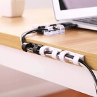 Kit Clip Organizador De Cabos E Fios Adesivo 3m 500 Un Fixado