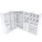 Kit Closet 2,00a Com Gaveteiro E Cabideiro M277.b