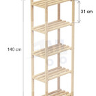 Kit Closet Arara Simples Para Multiuso E Aparador Pinus De Ma