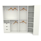 Kit Closet Armário Colmeia Cabideiro M14 (loja Roupa)