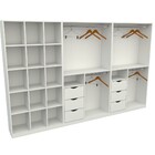 Kit Closet Armário Colmeia Cabideiro M21