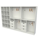 Kit Closet Armário Colmeia Cabideiro M21