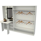 Kit Closet Camarim Armário Colmeia Cabideiro M20 (maquiagem)